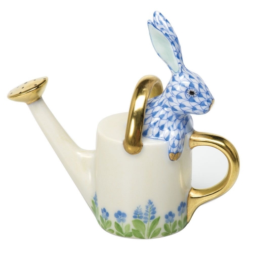 Blue Watering Can Bunny
